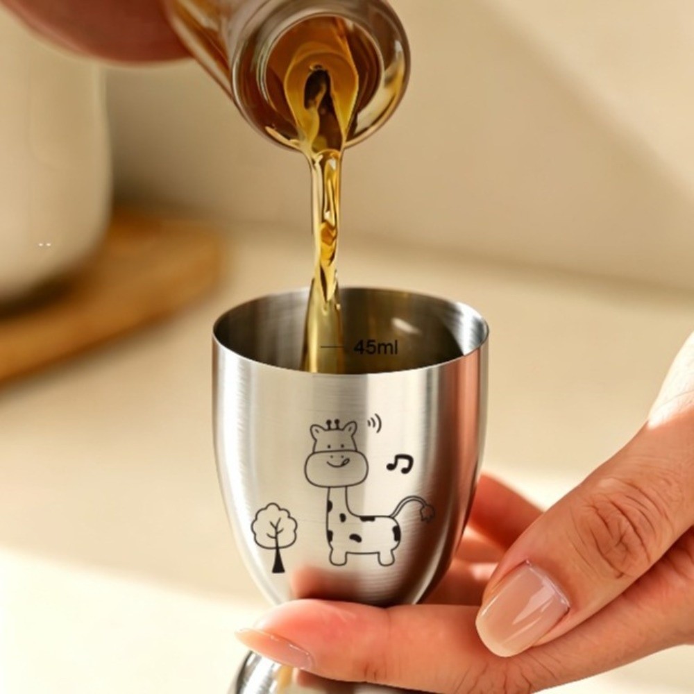 Jigger Double Sided - 30/60ML Paslanmaz Çelik Jigger Ölçekli Çift