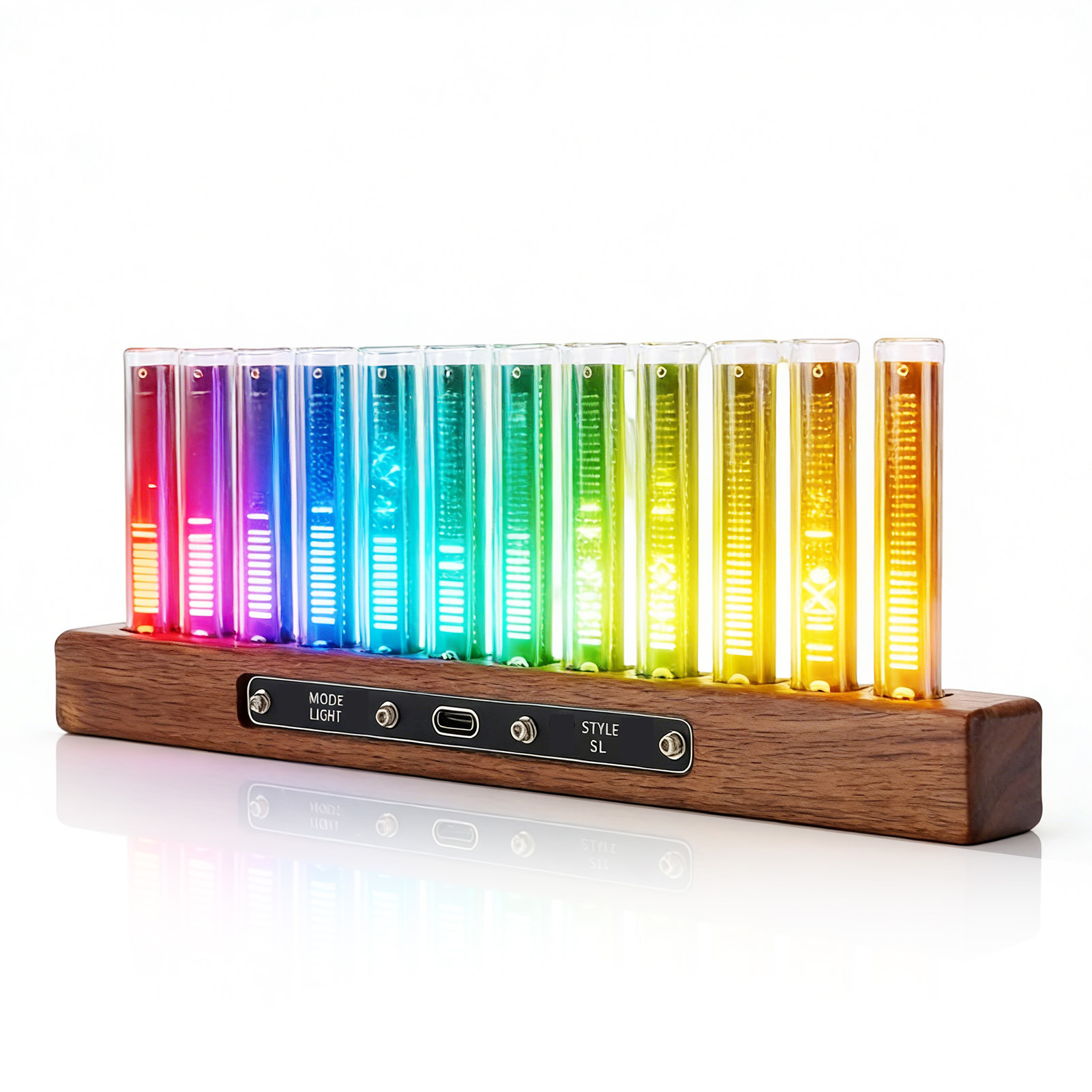 Home Bar Shelf - LED Müzik Spektrum Göstergesi Ev Ses