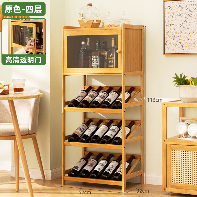 Katı Bambu Şarap Rafı 3/4-Katm - Home Bar Shelf incelemesi ve fiyatı