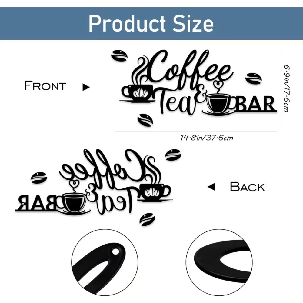 Metal Kahve Barı Tabelası – Şı - Home Bar And Coffee incelemesi ve fiyatı