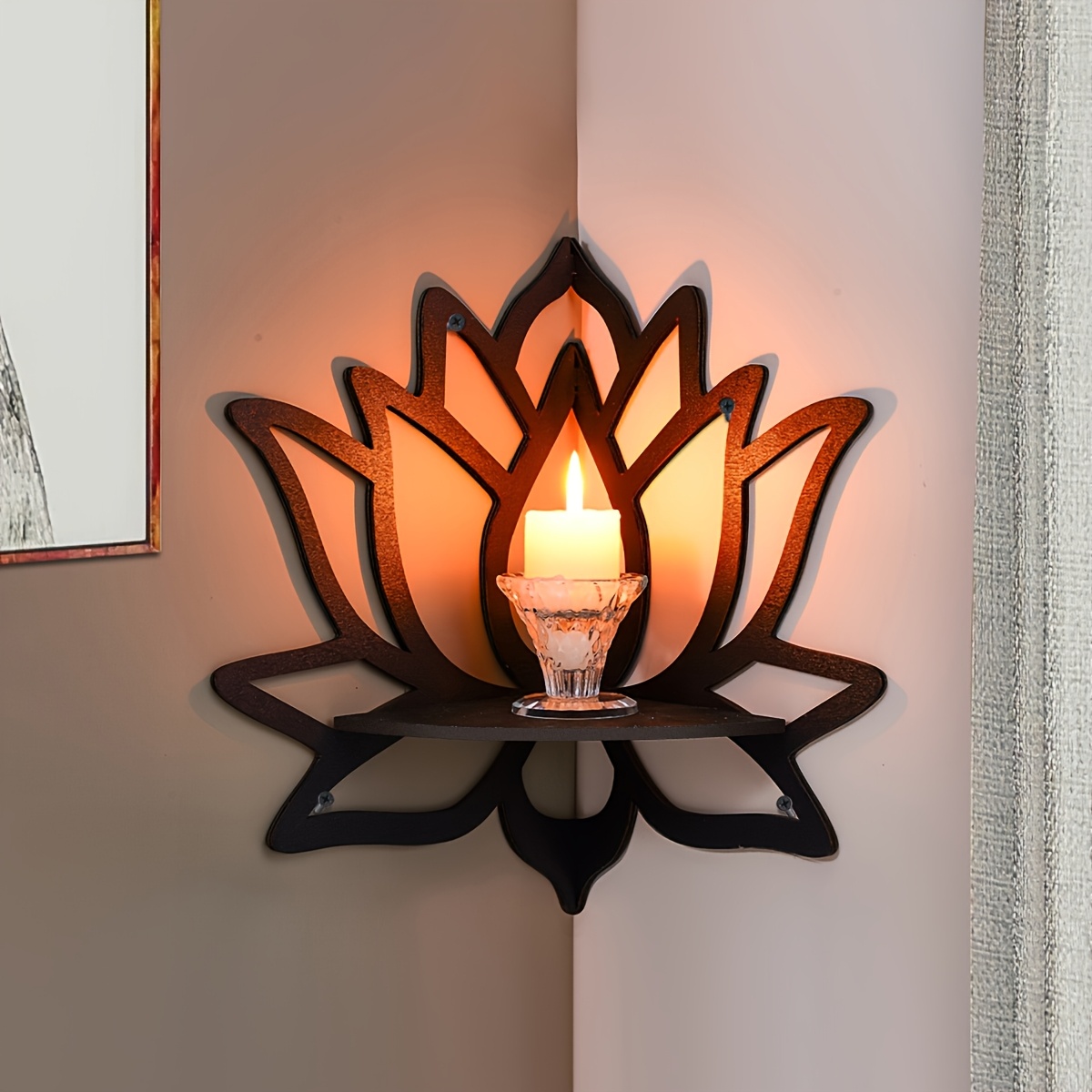 Lotus Köşe Yüzer Raf, Oyuk Çiç - Home Bar Shelf incelemesi ve fiyatı